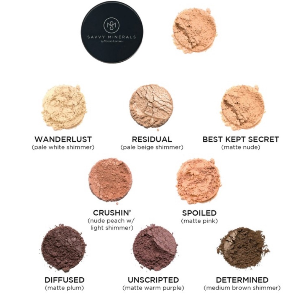3 pack Savvy Minerals Eyeshadows